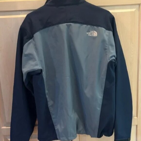 The North Face Men's Medium Navy & Blue Full Zip Soft Shell Jacket - Picture 5 of 5